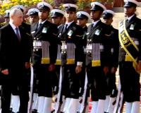 Russian President Vladimir Putin accorded ceremonial welcome at Rashtrapati Bhavan