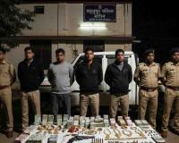 Nine Notorious Thieves Arrested in Major Joint Operation by Baddoopur Police and Surveillance Unit