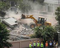 Bulldozers Roll Into Sainik Farms as DDA Cracks Down on Illegal Constructions