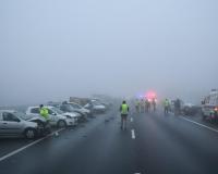 Dense Fog Triggers Multi-Vehicle Collision in Muzaffarnagar, Several Injured