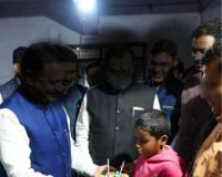 Hapur DM Turns Shelter Inspection Into a Moment of Joy, Celebrates Child’s Birthday at Night Shelter