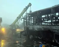 Deadly Fog Triggers Multi-Vehicle Inferno on Yamuna Expressway, Leaving Four Dead