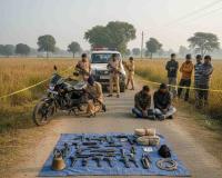 Two Suspected Cattle Thieves Shot and Arrested After Armed Clash with Police in Meerut