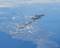 Finland and Sweden Stage Joint Fighter Jet Formation Over Arctic Skies