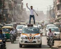 Groom’s Friends Spark Chaos in Hapur as Viral Video Shows Dance on Car Roof
