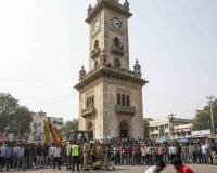 Man Scales Bahraich Clock Tower, Injures Two in Dramatic Standoff