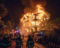 Massive Fire Erupts at Nainital’s Historic Deena Lodge