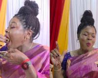 Nigerian Tourist’s Joyful Pani Puri Moment at Indian Wedding Wins Hearts Online