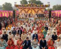 Mass Wedding Unites 564 Brides in Amroha as Officials Extend Blessings