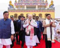 Amit Shah Hails Redeveloped Batadrava Than as a Unifying Centre of Vaishnavite Traditions