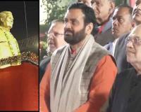 Atal Bihari Vajpayee Statue Unveiled in Panchkula, Amit Shah Extends Greetings