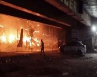 Blaze Erupts in Moradabad Commercial Complex, Major Loss Feared