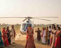 Helicopter Farewell for Bride Stuns Kanpur Dehat Village