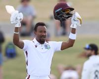 Hodge’s Unbeaten Century Sparks West Indies Resistance on Day 3 in New Zealand