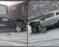 Massive Multi-Vehicle Crash Paralyzes Detroit’s I-75 as Sudden Snow Squall Hits