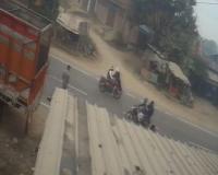 Motorcycle Crash Leaves Young Man Seriously Injured in Pratapgarh, Treatment Ongoing in Prayagraj