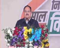 Nadda Unveils Two-Year Performance Report of Chhattisgarh Government, Launches Sharp Attack on Congress