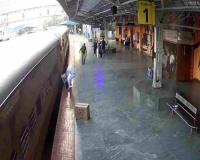 Quick Thinking at the Platform: Karnataka Station Master Saves Passenger from Fatal Train Mishap