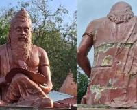 Statues of Lav-Kush and Maharshi Valmiki Left Damaged in Open, Exposing Administrative Negligence in Uttar Pradesh’s Shravasti