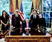 Trump Welcomes Guests With Upbeat Remarks Ahead of Andrea Bocelli’s White House Concert