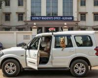 Viral Video of Dog Riding in District Magistrate’s Official Vehicle Triggers Administrative Review in Aligarh