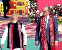 PM Modi, German Chancellor Merz share festive moments at International Kite Festival