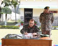 Lt Gen Navin Sachdeva reviews Army dog training, veterinary facilities in Meerut
