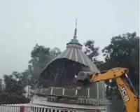 Decades-Old Religious Structure Demolished in Deoria Anti-Encroachment Drive
