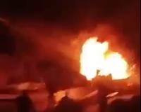 Explosion Rocks Tehran as IRGC Bus Targeted in Targeted Attack