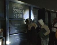 Fire Brigade Thwarts Potential Disaster as Smoke Billows from Coal Freight Train in Prayagraj