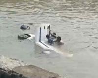 Heroic Bystander Intervention Saves Two After Car Plunges into Kasganj Canal