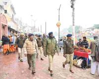 High Alert in Chitrakoot as Top Police Brass Inspect Ramghat Security for Paush Purnima