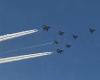 Indian Air Force Captivates Nation with Precision 'Sindoor Formation' During Republic Day Flypast