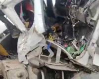 Massive Multi-Vehicle Pile-up Disrupts Bundelkhand Expressway Amid Dense Fog