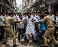 Political Tempers Flare in Muzaffarnagar as Partisan Rhetoric Culminates in Violent Street Clash