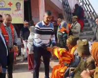 Shravasti District Magistrate Ushers in New Year with Compassionate Outreach to Senior Citizens