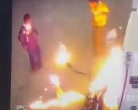 Narrow Escape in Raipur as Arsonist Ignites Fuel Nozzle Following Safety Dispute