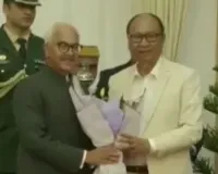 Yumnam Khemchand Singh takes oath as Manipur Chief Minister after President's Rule ends