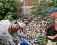 A Mirror to Society: International Devotees Take Up Brooms to Tackle Vrindavan’s Post-Holi Trash Crisis