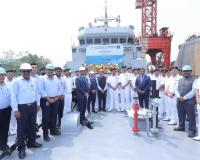 GRSE Delivers Three Frontline Naval Platforms to Indian Navy, Marking Major Indigenous Defence Milestone