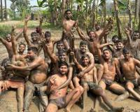 Spirited Celebrations: Uttar Pradesh Police Personnel Mark Holi with Traditional Mud-Bath Festivities