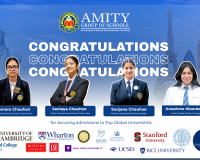 Amity Group of Schools Students Secure Admissions to Ivy League, Cambridge, and Top Global Universities for Class of 2026