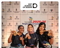 DOT School of Design Students Achieve Major Success at TN Skills and IndiaSkills, Secure Medals and WorldSkills Qualification