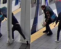  Man Pushed Toward Moving Train in Seattle Station Attack Caught on Camera