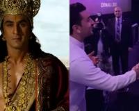 Ranbir Kapoor Turns Emotional After Receiving Ram Mandir-Themed Gift at US Event Amid Rising Buzz Around Ramayana