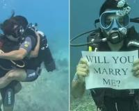 40 Feet Below the Sea: Underwater Proposal in Bali Turns Viral, Showcasing Love, Distance, and Family Acceptance