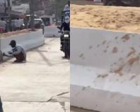 Public Indiscipline Mars Civic Upkeep as Freshly Painted Dividers Defaced Within Minutes in Tonk