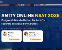 Amity University Online Concludes First AONSAT 2026, Awards Scholarships to 12 Top National Rankers