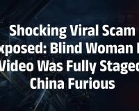 Viral Blind Woman Tactile Pavement Video Exposed as Staged, Triggers Massive Outrage in China