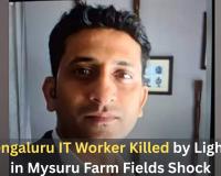 Former Bengaluru IT Professional Dies After Lightning Strike While Inspecting Agricultural Fields Near Mysuru